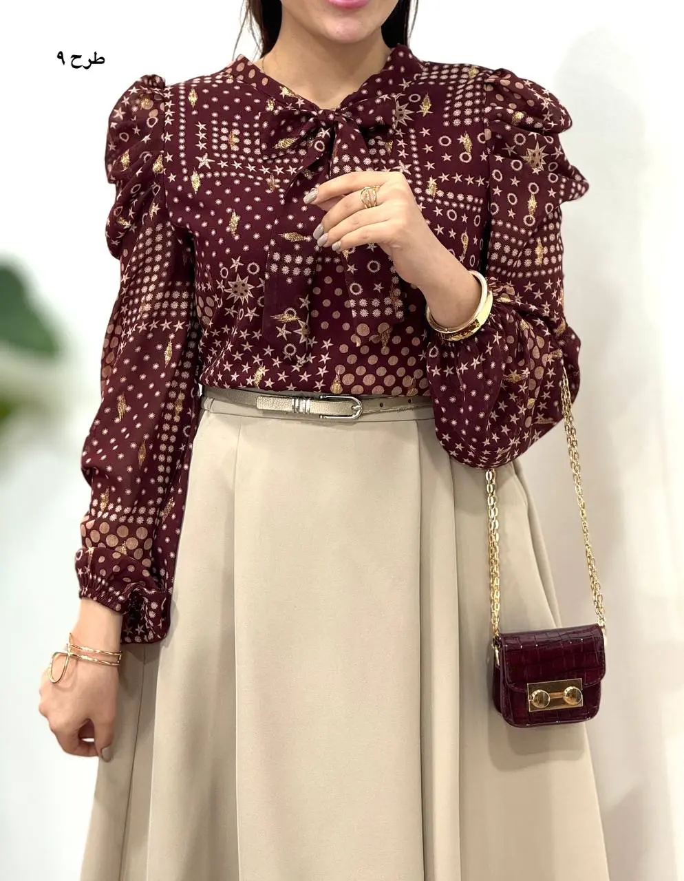 شومیزحریر مجلسی مهلا (کد4394)